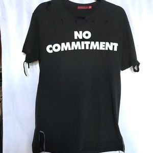 Men’s Designer distressed T-shirt. Never worn!